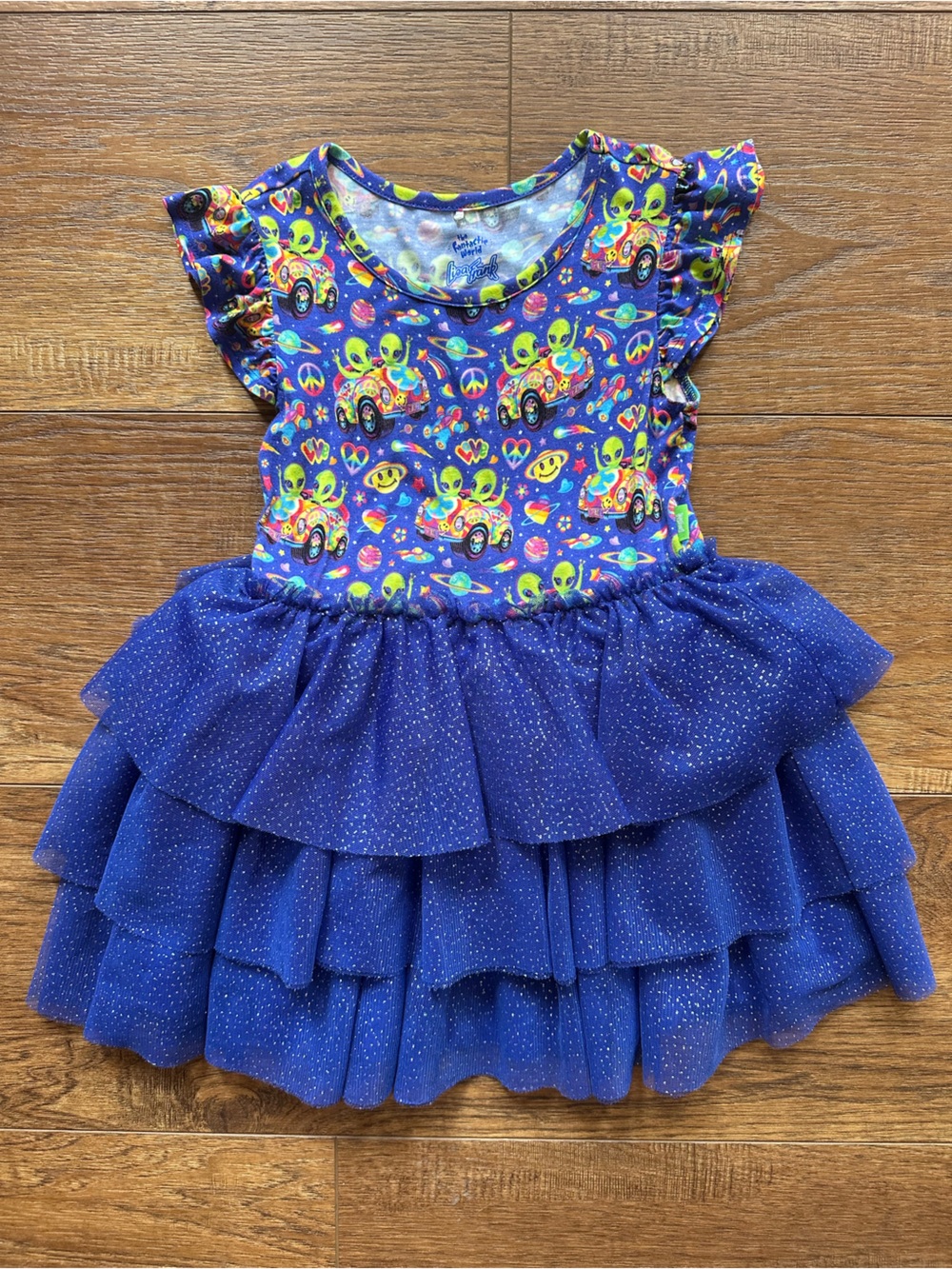 Posh Peanut Lisa Frank Tulle Dress